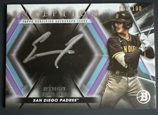 2023 Bowman Inception Ethan Salas Silver Signings Auto Autograph SP /100