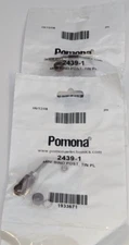 2 PACKAGES OF POMONA 2439-1 MINI BIND POST, TIN PL BROWN FREE SHIPPING!!
