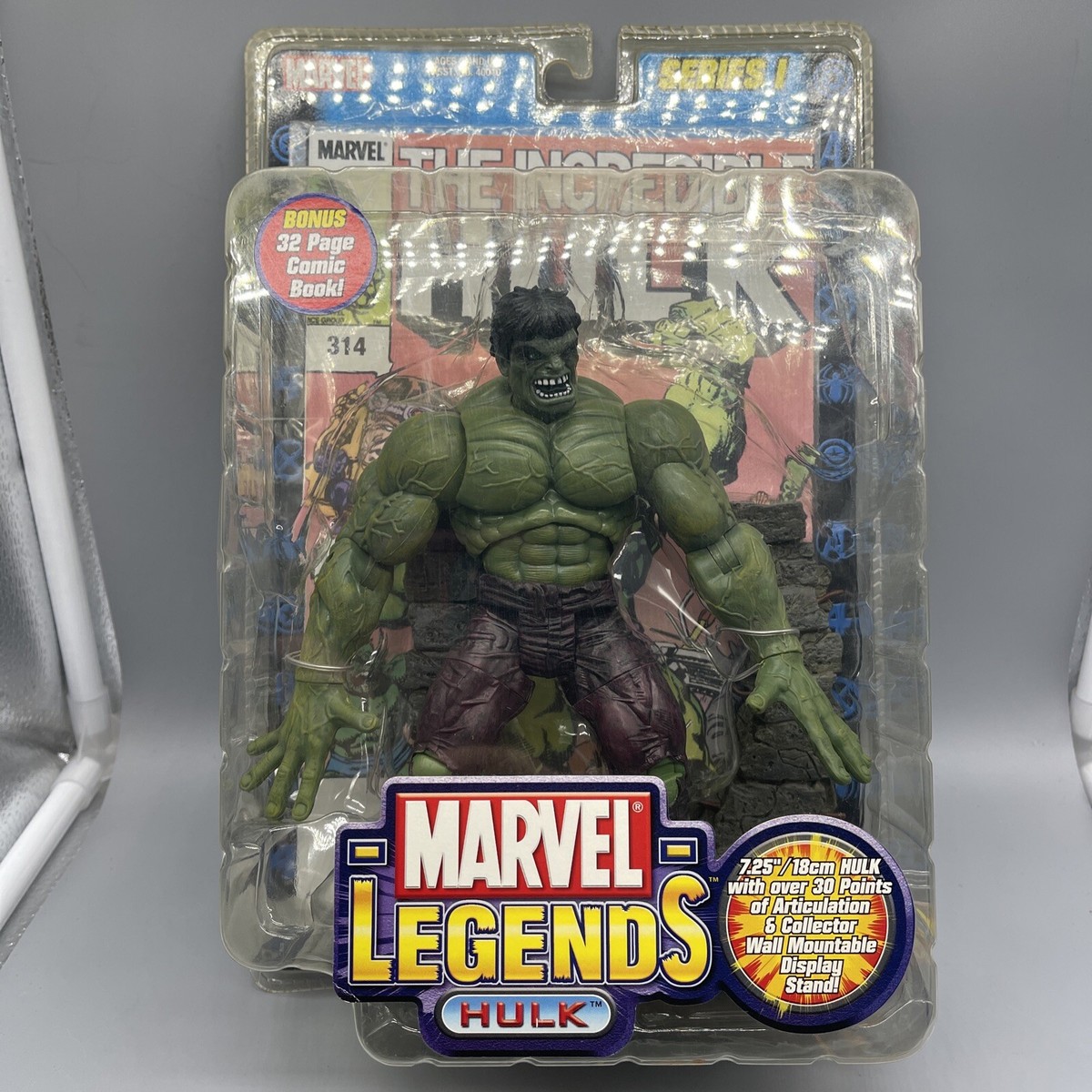 Marvel Legends The Incredible Hulk 2002 Series 1 Toy Biz NEW