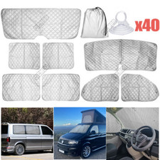 Internal Tailgate Window Windscreen Cover Blackout Curtain Sunshade For VW T5 T6