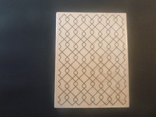 Looped Background - Wood Mounted Rubber Stamp