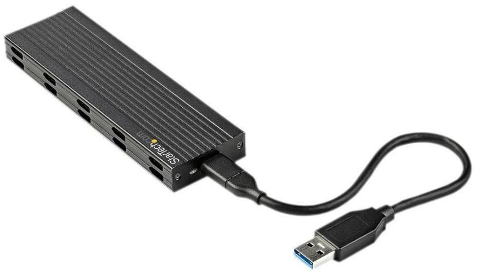 USB-C M.2 SATA / NVMe NGFF PCI-Ex SSD Enclosure USB 3.2 Gen 2 10Gb/s SM2E1BMU31C - Image 2 of 4