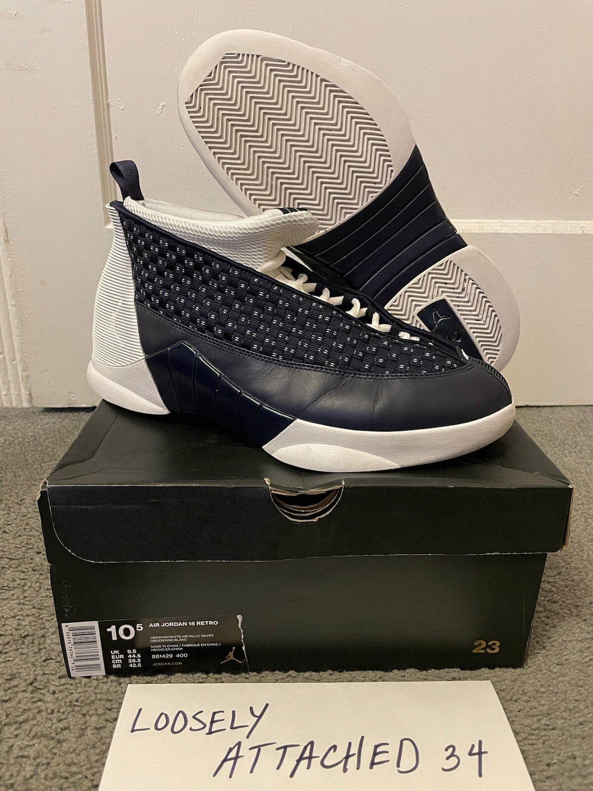 jordan retro 10 size 15