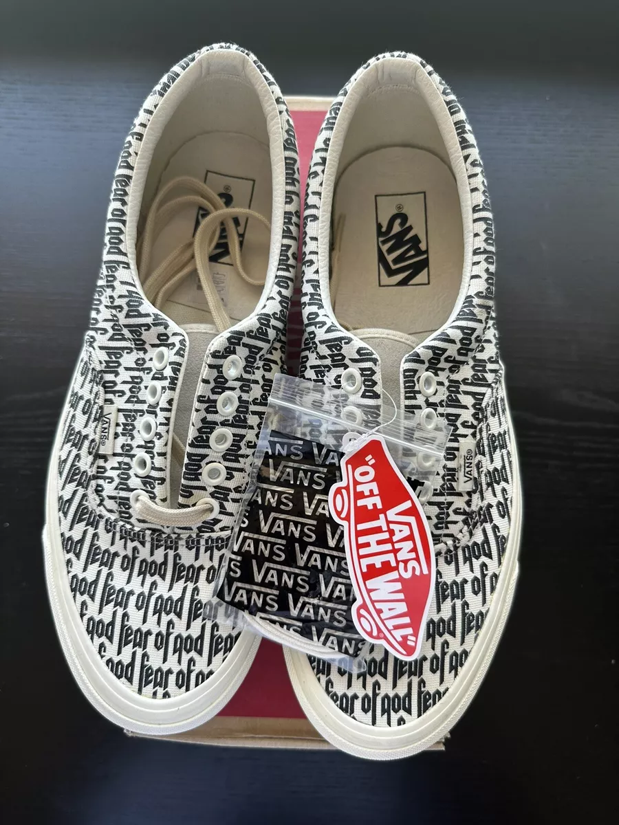 Fear of God x Vans Era Marshmallow Size 10 Brand | eBay