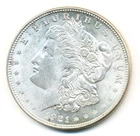 US Coin  1921-P  Morgan Dollar gem BU   ...................C-10003