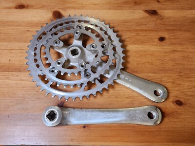 Shimano XT M730 Crankset 175mm 46/36/26 Biopace | eBay