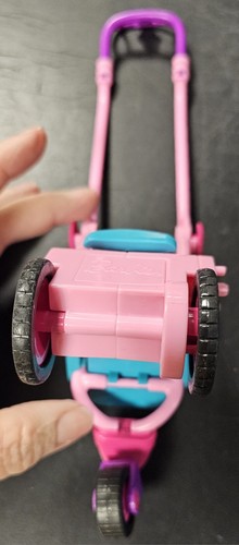 Barbie Strollin Pups Dog Stroller Mattel Pet Animal Push Wheels - Picture 8 of 13