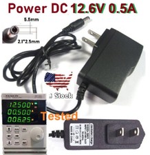 Tesyed DC 12.6V 0.5A Power Supply Adapter Replacement Charger For Lithium-ion