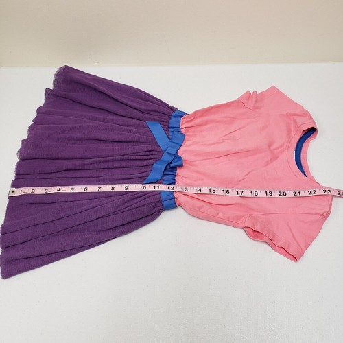 Hanna Andersson Girls Pink Purple Whoosh Dress 5 Size 110 - Picture 8 of 12