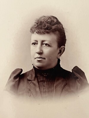 Scranton Pennsylvania Vintage Cabinet Photo  Polly Relph Woman ID'd 1880's