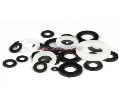 50/100pcs Insulation Gasket Ring Plastic Nylon Flat Spacer Washer For Screw Bolt