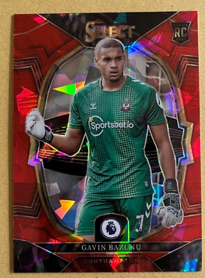 Gavin Bazunu 2022-23 Panini Select Premier League RED ICE TERRACE Rookie #83