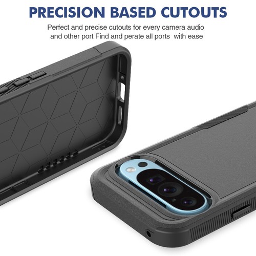 For Google Pixel 9 Pro XL 9A Slim Rugged Phone Case Cover Heavy Duty Shockproof - Picture 11 of 18
