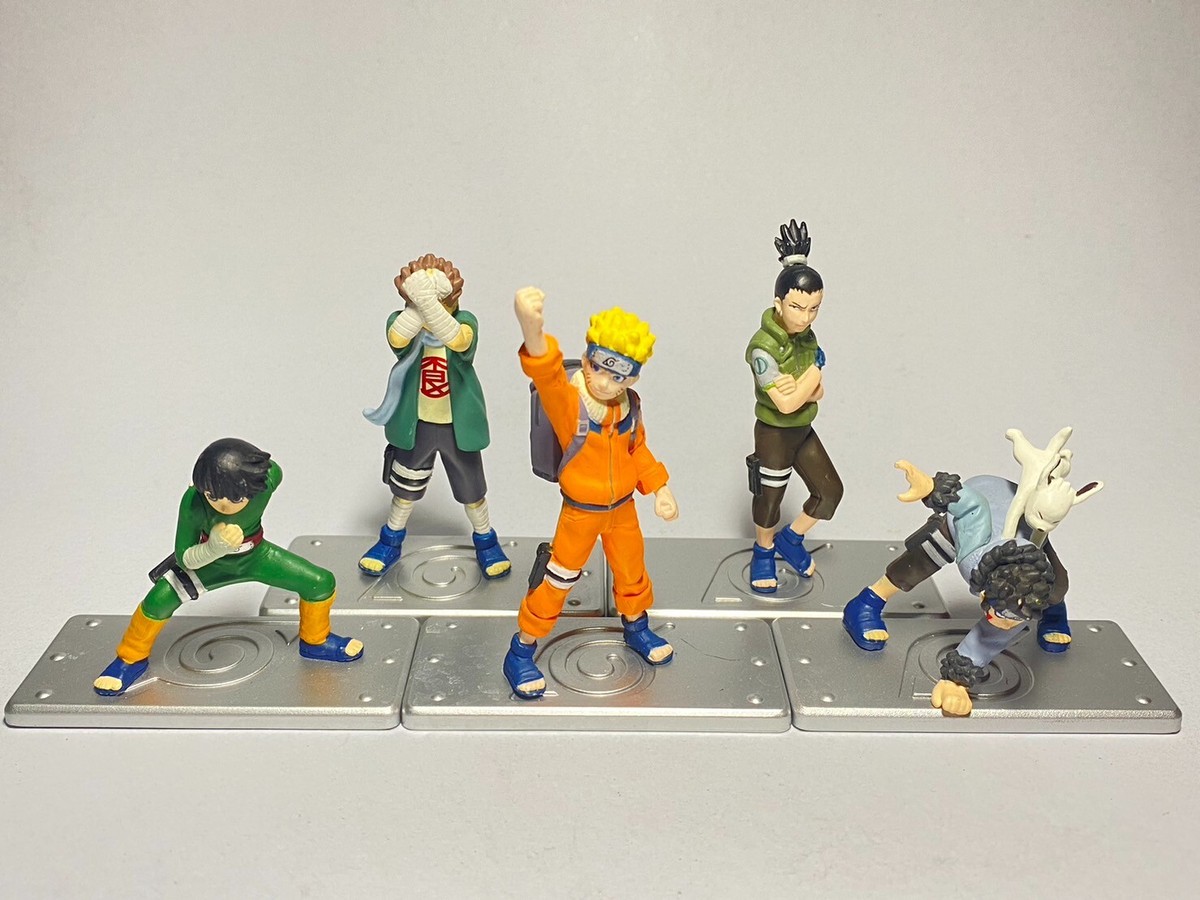 Naruto, Shikamaru, Rock Lee Naruto Ninja Bandai Candy Toy