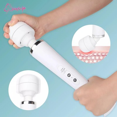 Vibromasseur Géant XXL Rose - 10 Modes Vibrations - Rechargeable USB
