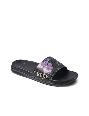 Reef Canada Reef One Slide Black Reef One Slide Sliders Blossom