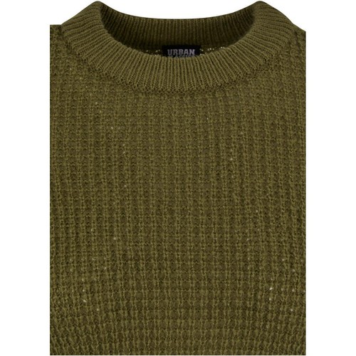 Urban Classics Ladies Short Waffle Sweater Damen Strickpullover Crewneck Strick - Bild 25 von 44