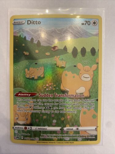 Ditto - GG22/GG70 Crown Zenith Galarian Gallery Pokémon - Casi Nuevo - Imagen 1 de 2