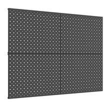 4pcs 12"x16" Metal Pegboard Panels For Garage Workbench Shop Shed Tool Organizer
