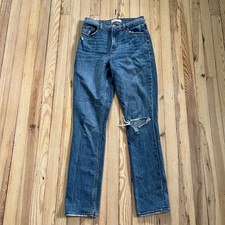 Abercrombie  Fitch Curve Love 90s Slim Straight Ultra High Rise Jeans 29/8 L