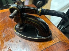 Victorian Letter Head Stamp Press Embossing Machine, Cast Iron