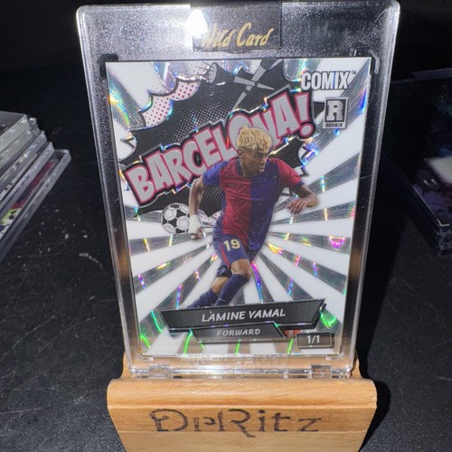 2024 Wild Card Alumination Black Label Comix Lamine Yamal Rc Rookie 1/1 (Cc)