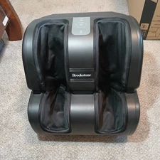 Brookstone Foot Calf Rolling Massager Black B-FMS-1200J Type and Speed Settings