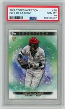 ELLY DE LA CRUZ 2024 Topps Inception Rc #79 PSA 10 Cincinnati Reds 487