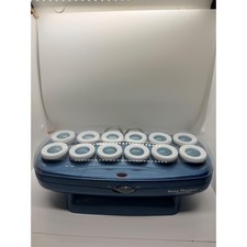 BaBylissPRO Nano Titanium Professional 12 Roller Hair Setter Jumbo Curls Blue