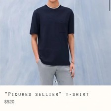 Men's Hermes Piqures Sellier Tee
