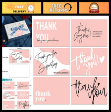 300PCS Thank You Business Cards - 6 Styles, 2"x3.5" Customer Appreciation Cards