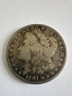 1901-O Morgan Silver Dollar, 90% Silver, Circulated, New Orleans Mint f/fv