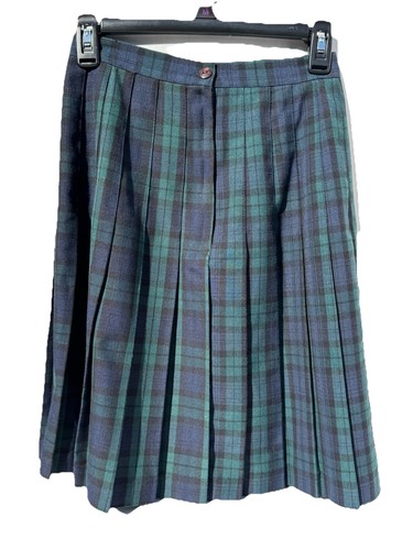 Black Watch Campbell Modern Scottish Kilted Skirt 26W 22L Made In USA MacKenzie