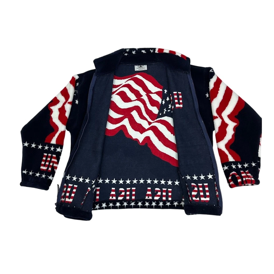 Black Mountain 户外男式全拉链重型抓绒夹克美国大号 — 第 4/4 张图片