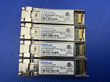 Lot of 4 Finisar FTLF8529P3BNV-E5 EMC 019-078-045 16G FC SFP 850nm Transceivers