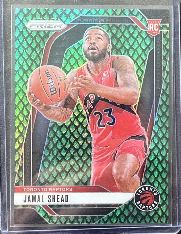 2024-25 Panini Prizm Jamal Shead #241 Jade Dragon Scale Prizm /48 (RC)