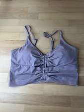 Athleta Cinch Longline Bra S Muave Yoga Barre Powervita