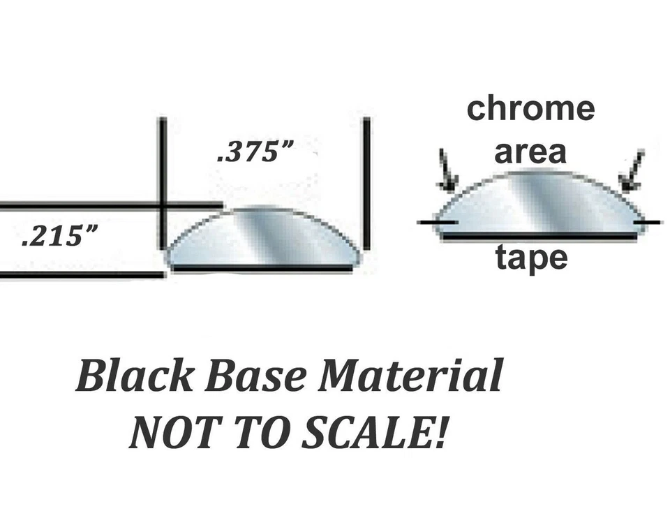 Oldsmobile Cutlass Supreme 1982 1988 2 puertas frt parachoques moldura cromo ¡Hecho en EE. UU.! Foto 2 de 4