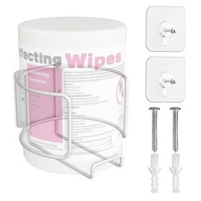 Versatile Wall-Mount Wipes Holder for Cleaning - Easy Installation,...