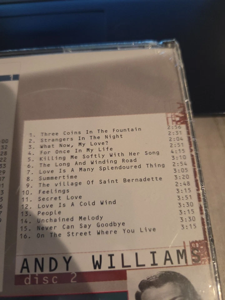 CD 40 - Pat Boone - Andy Williams - 2 CD set - Master Tone - Image 3 of 3