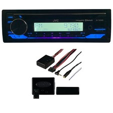JVC KD-T92MBS Single DIN Marine Receiver w/ Steering Wheel Control Interface