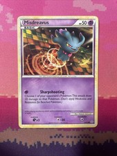 Pokemon Card Misdreavus Unleashed Common 54/95 Near Mint