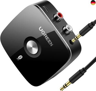 UGREEN Bluetooth 5.1 aptX HD Audio Adapter für Stereoanlage Low Latency 