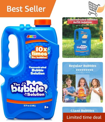 #ad #ad 32 OZ Bubble Solution Refill Concentrated for Machines amp; Toys Outdoor $27.98