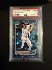 BRYCE RAINER  2024 BOWMAN DRAFT SAPPHIRE EDITION PSA 9 #BDC86 Detroit Tigers