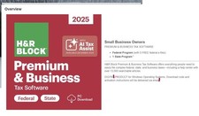 H R Block Tax Software Premium  Business 2025, PC:LlNK KEY FREE eFiles  State 