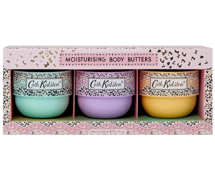Cath Kidston Body Butter Orange Apple Blossom Peony Bloom Moisturising 3 x 240ml