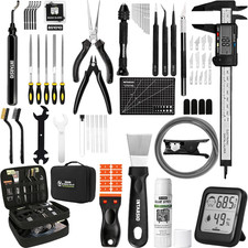 76Pcs 3D Printer Tools Kit with Bag, 3D Printer Accessories Includes Digital Cal