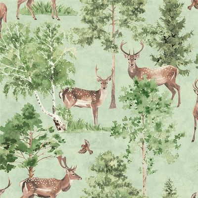 Deer Forest Wallpaper Arthouse 100215AH Natural Woodland Design Feature Wall