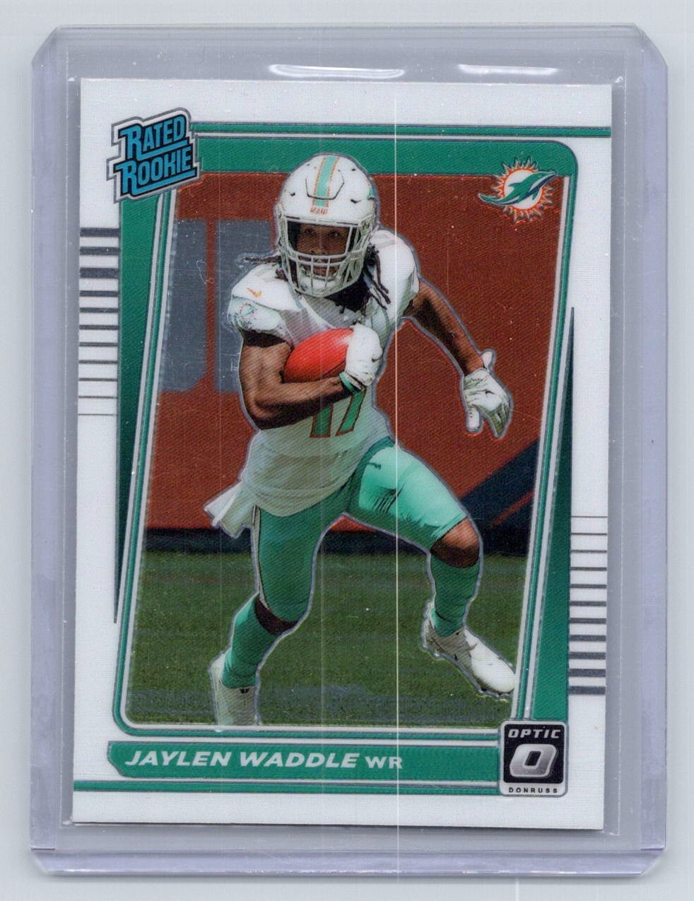 2021 Clearly Donruss #64 Jaylen Waddle